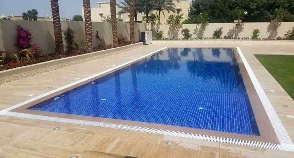 Konya'da tamamlanmış bir havuz projesi